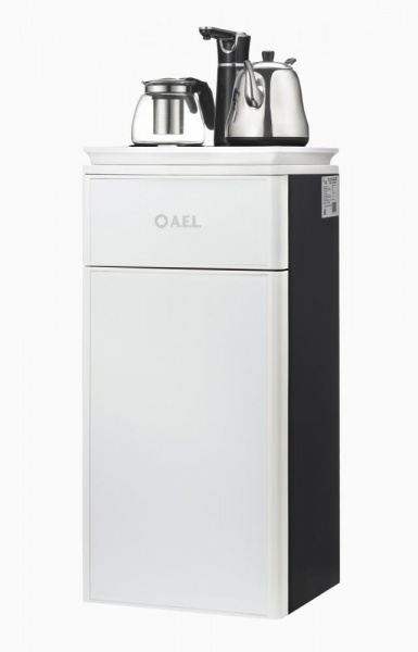 Кулер с чайным столиком Тиабар LD-AEL-51a white/black